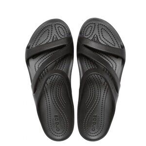 Crocs Women's Sandals - Kadee II Strappy Slide Sandals Black NEW